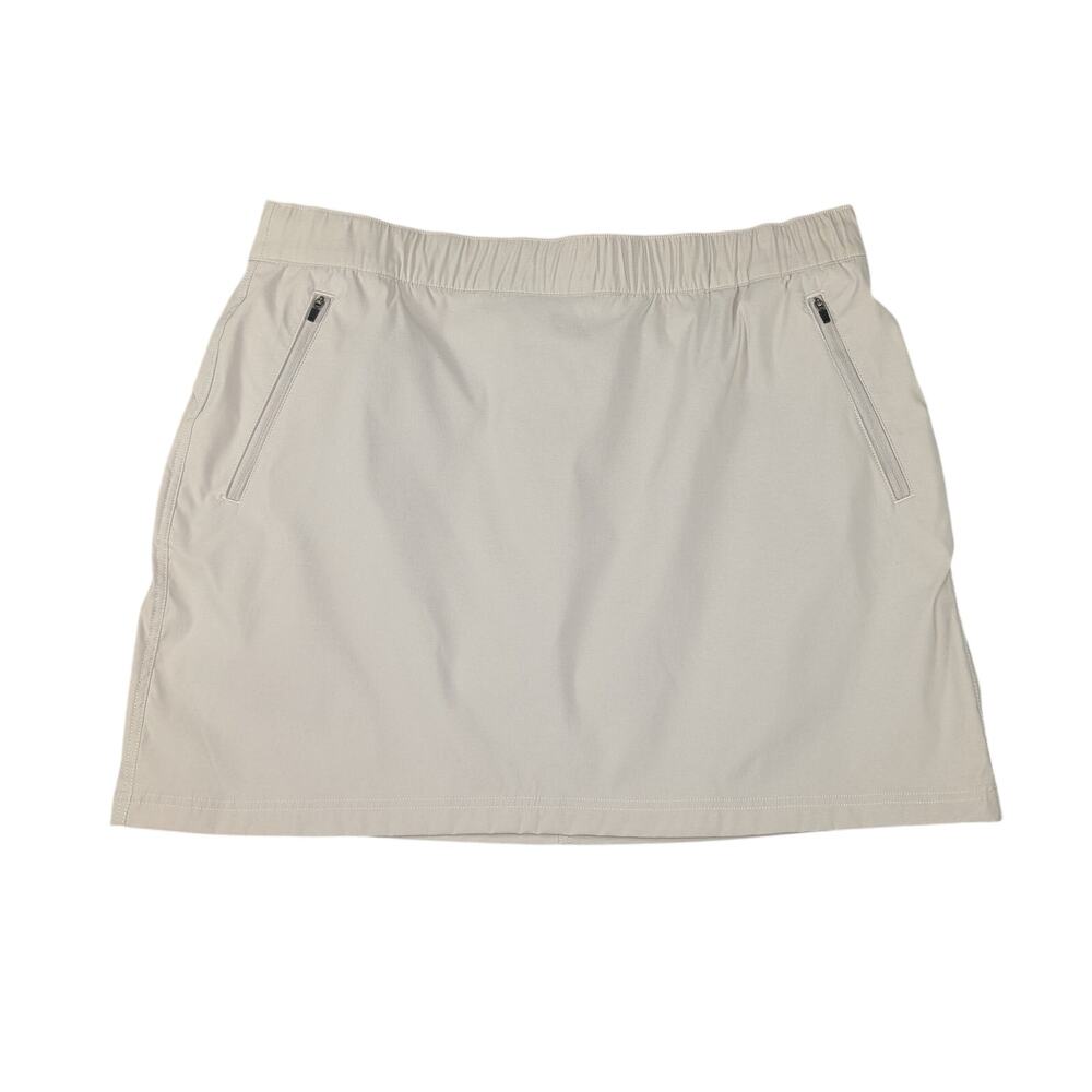 Eddie Bauer Horizon Athletic Skort 16 High Rise Khaki Golf Gorpcore Athleisure